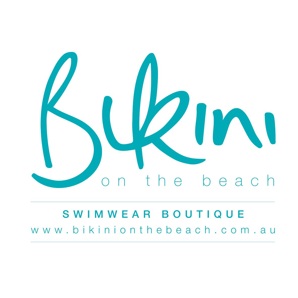 Bikini on the beach logo